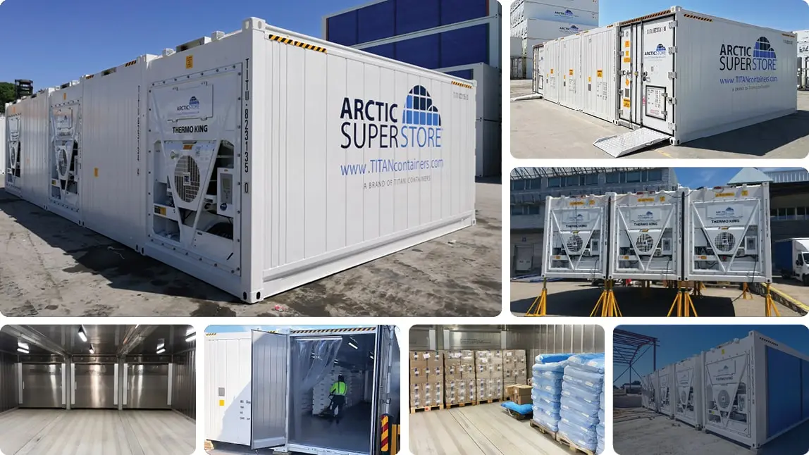 20ft Arctic SuperStore Modular Refrigerated Containers for Hire