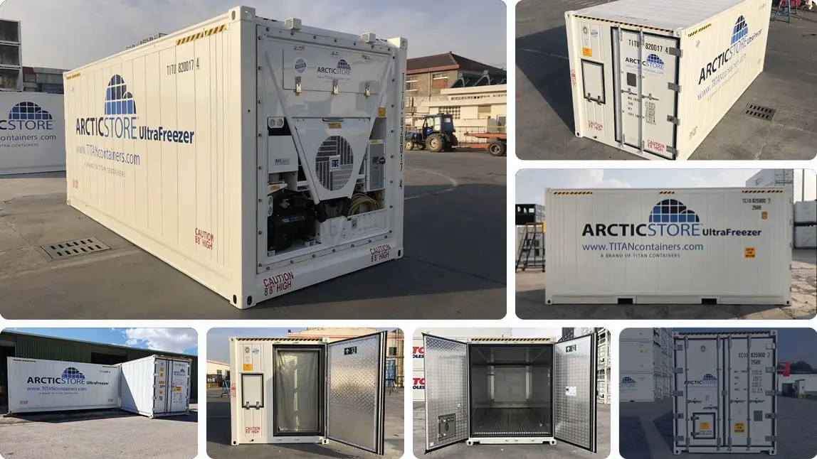 20ft Arctic UltraFreezer - Freezer Container for Hire