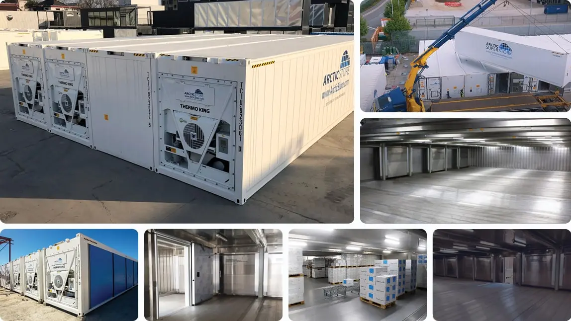40ft Arctic SuperStore Modular Refrigerated Containers - Cold Storage Solution