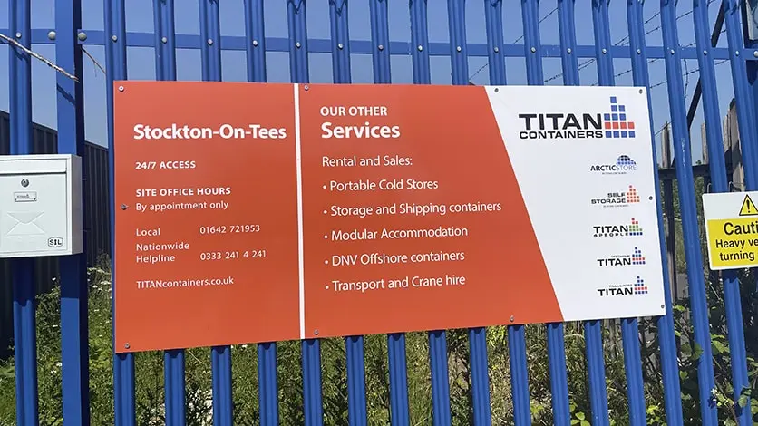 Self Storage in Stockton-on-Tees