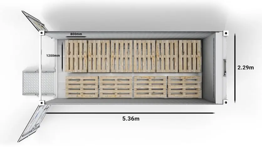 ArcticStore 20ft Pallets