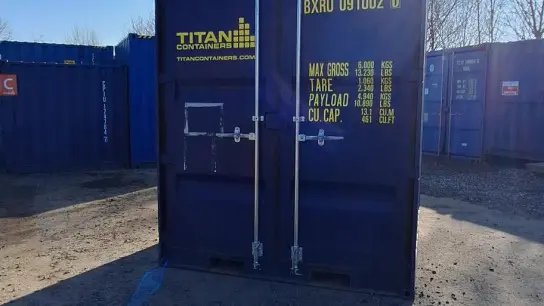 9ft Shipping container nearly new