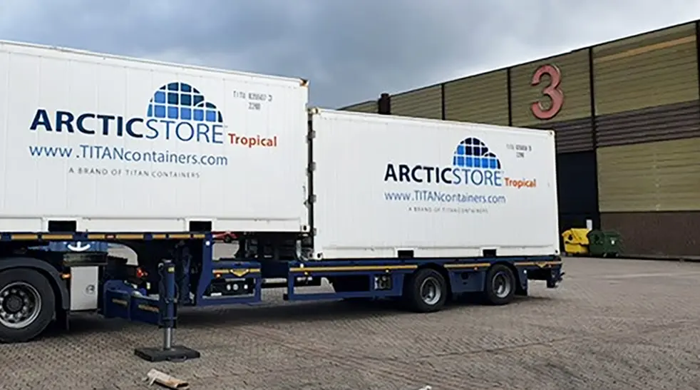 ArcticStore Refrigerated Containers for a German Trade Fair