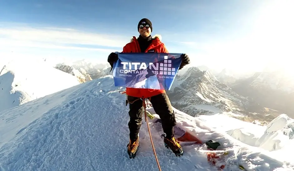 TITAN Impact - TITAN Employee Reaches Mera Peak